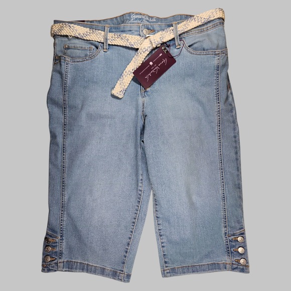 All American Pants - All American Slimming Effect Capri,Size 14P, New With Tag